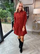 Saskia  Dress Rust
