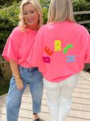 Thea Top Neon Pink image