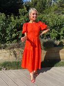 Tangerine Taya Dress image