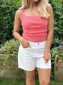 Katie Ecru Shorts image