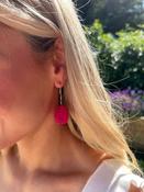 Ola Drop Earring Fuchsia image
