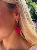 Ola Drop Earring Fuchsia