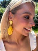 Petal Earring Yellow image