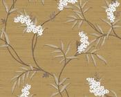 RW733307P Floral on luxurious textured wallpaper image