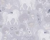 Grey Unicorn Wallpaper RW9771381A