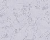 Skateboarder Wallpaper RW9771741A
