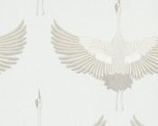 RW734529M Cream Crane Wallpaper