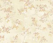 RW18320P Deep Cream and Pink Tree Wallpaper