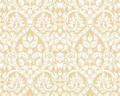 RW18347P Gold Damask Wallpaper