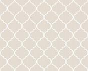 RW18377P Beige Trellis Wallpaper