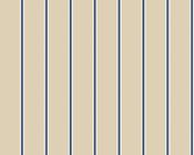 RW18382P Beige and Navy Striped Wallpaper