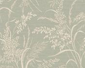 RW7A84302G Green Meadow Leaf Wallpaper image