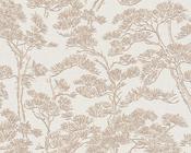 RW7790012A Beige Zen branches Wallpaper