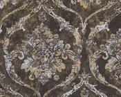 RW7790194A Black and Gold Damask Wallpaper