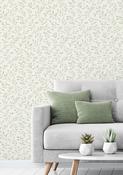 RW7146001G Green Leaf Wallpaper image