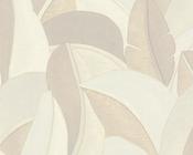 RW7790395A Cream and Beige Large Leaf Wallpaper image