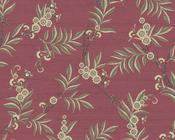 RW97704P Burgundy Botanical Motif Wallpaper image