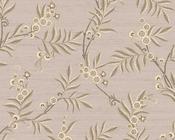RW97709P Taupe Botanical Motif Wallpaper image