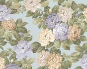 RW97716P Blue Floral Wallpaper image