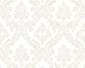 RW97740P Cream Damask Wallpaper