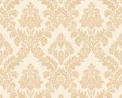 RW97742P Gold Damask Wallpaper