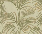 RW97735P Lime Green Palm Leaves Wallpaper