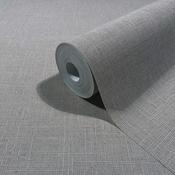 RW735768M Grey Linen Effect Wallpaper