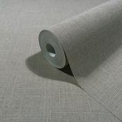 RW735766M Olive Green Linen Effect Wallpaper