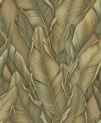RW726211S Olive Palm Leaf Wallpaper