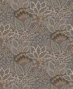 RW726311S Brown Foliage Wallpaper