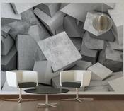 Concrete Blocks 1 Mural image