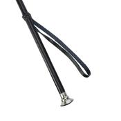 Leather Show Whip Black