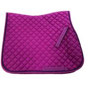 Equisential Cotton Quilted Saddlecloth Purple