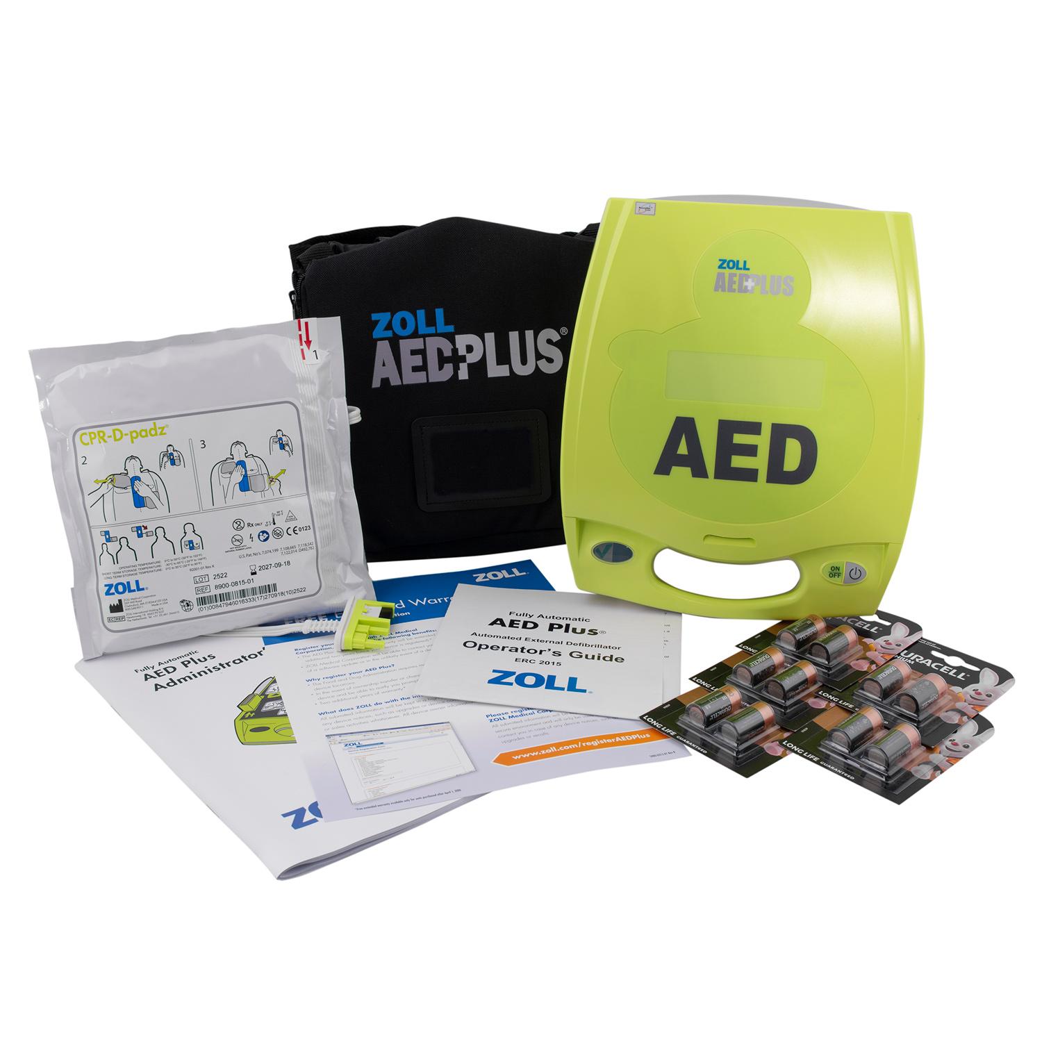 Zoll AED Plus Defibrillator with Carry Case SemiAutomatic in