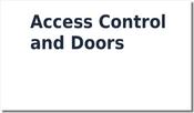 Access Control &amp;amp; Doors