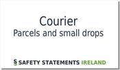 Courier Safety Statement template - parcels and small drops