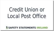 Credit Union or Post Office