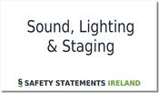Sound Engineer, Lighting and Staging