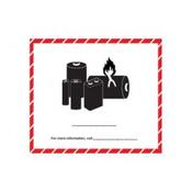 Battery label - Pack of 10