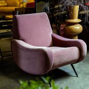 Lady Armchair Powder Pink Velvet image