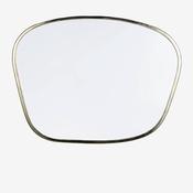 Wall Brass Frame Organic Shape Mirror