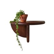 Bullnose wall shelf round