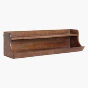 Factory Garage Wall Shelf 80 cm Brown