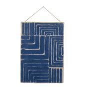 Velva Wall Decor, Blue, Wool