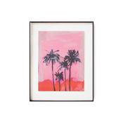HKLIVING Acrylic Frame Brown Palms