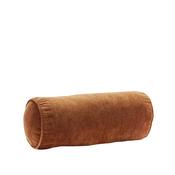 Velvet Bolster Cushion Burnt Orange image