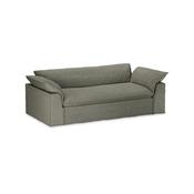 HKliving Nomad couch: 244cm linen, army green image