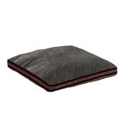 Cotton Velvet Seating Mat Grey, black