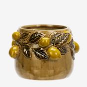 Stoneware Flower Pot Beige image