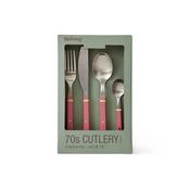 HKLIVING 70s raspberry set of 16